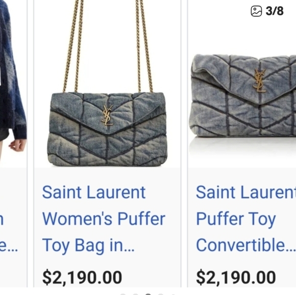 Blue Denim Fashion Handbag NeW